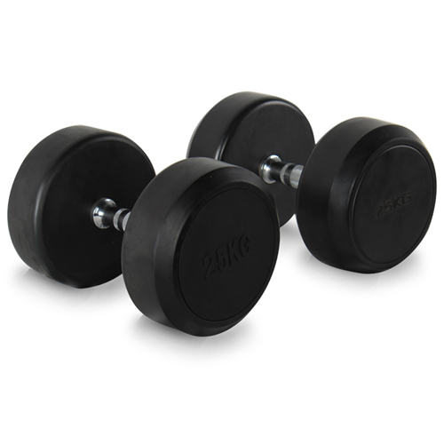 DP-01黑色固定包膠啞鈴健身器材廠家批發(fā)大圖展示3