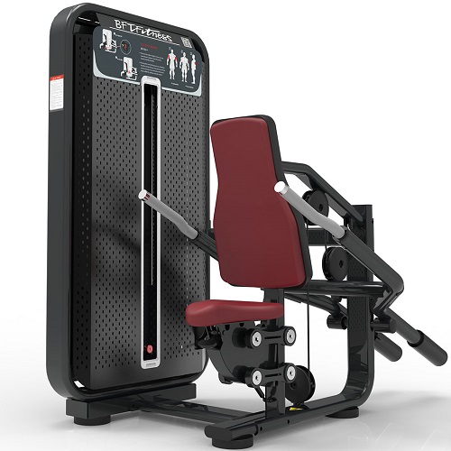 坐式三頭肌訓(xùn)練器 三頭肌下壓 品牌商用健身房器材批發(fā)