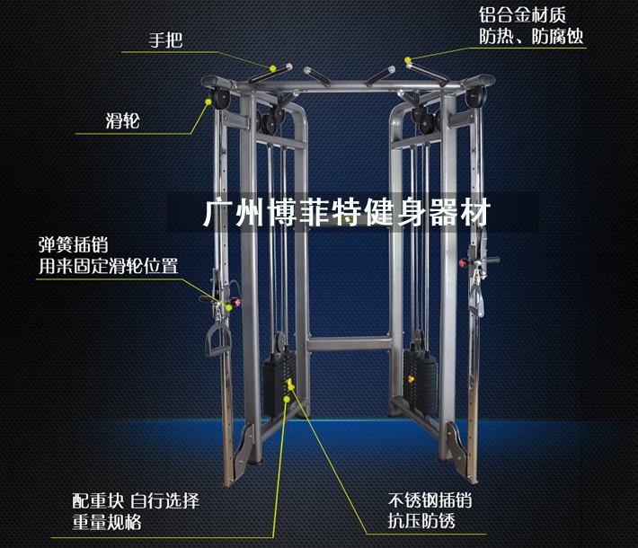 小飛鳥史密斯組合健身器材 十字夾胸深蹲臥推多功能訓(xùn)練器