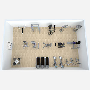 130㎡專業(yè)健身房超值套餐