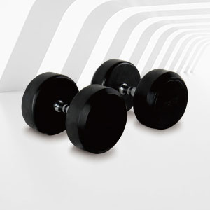 DP-01黑色固定包膠啞鈴健身器材廠(chǎng)家批發(fā)